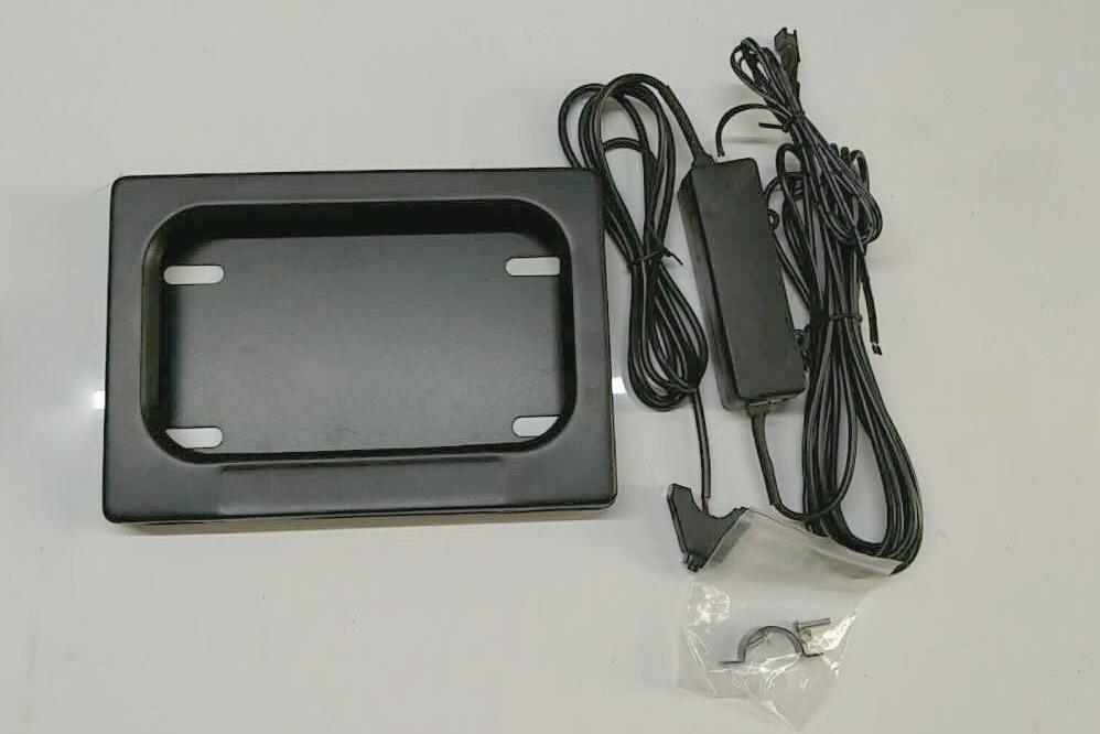 Motorized Motorcycle License Plate hider, Stealth Plates Motorcycle for USA and Canada