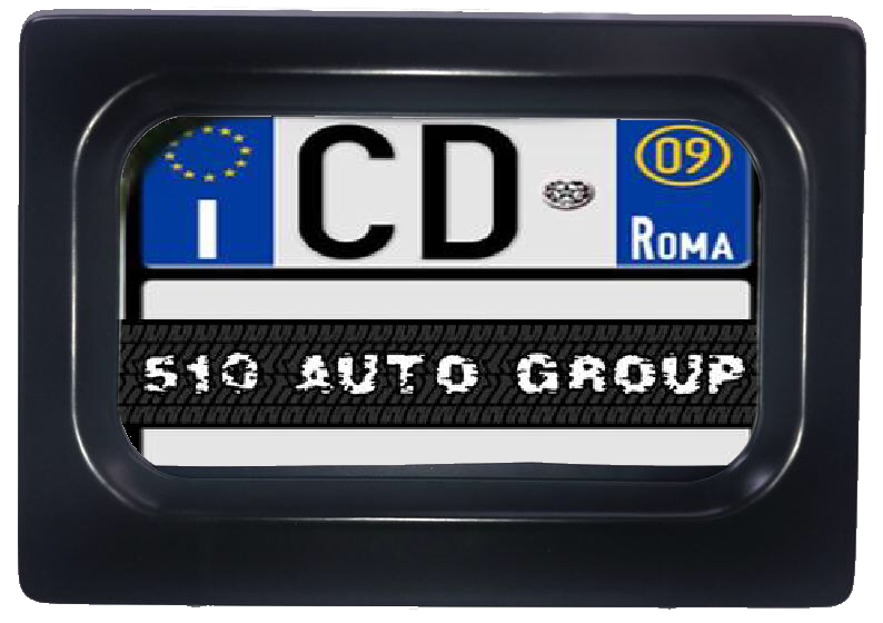 Motorized Motorcycle License Plate hider, for Europe size