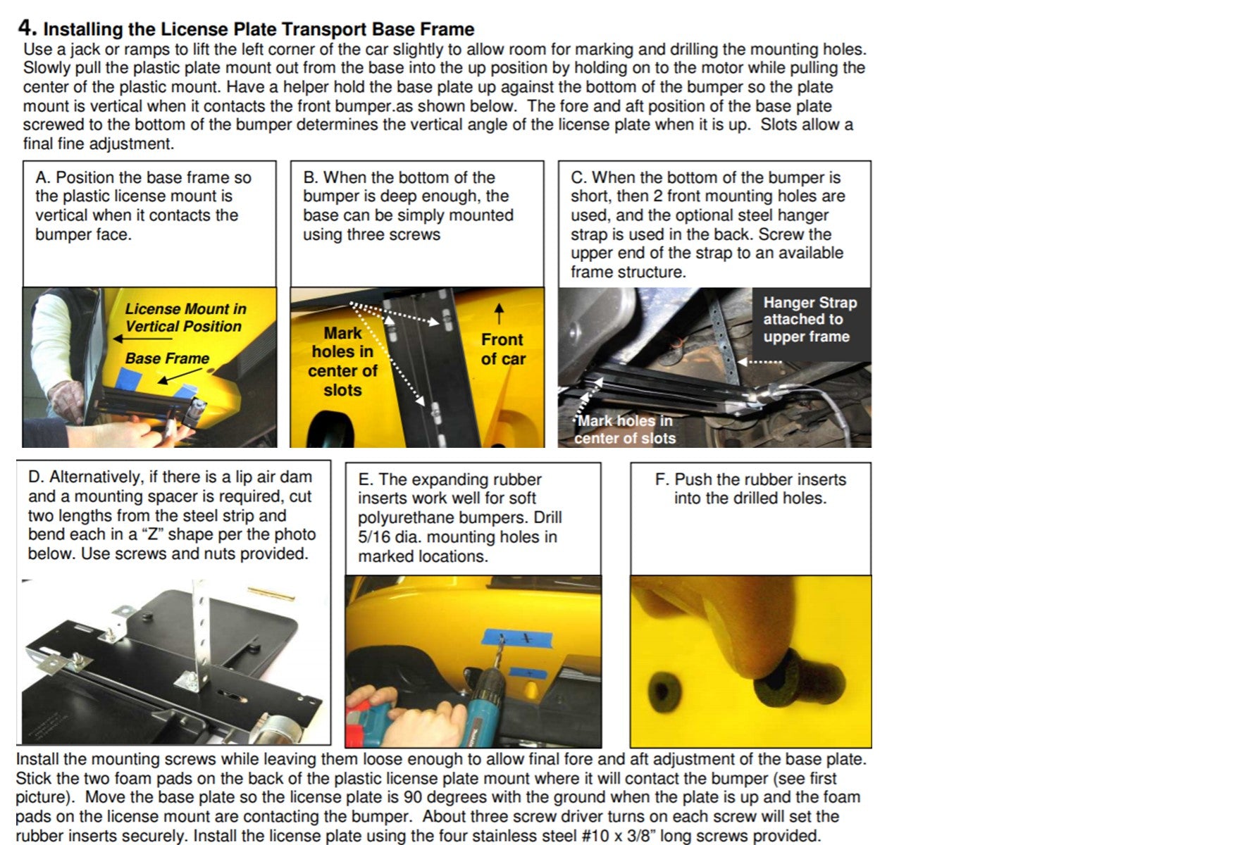 Instruction for Stealth Plate Vanishers 2